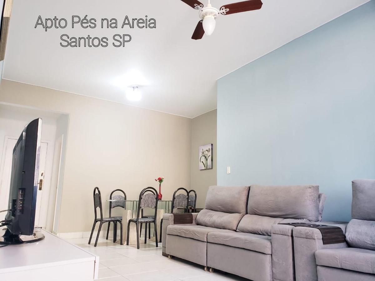 Apartamento Pes Na Areia 桑托斯 外观 照片