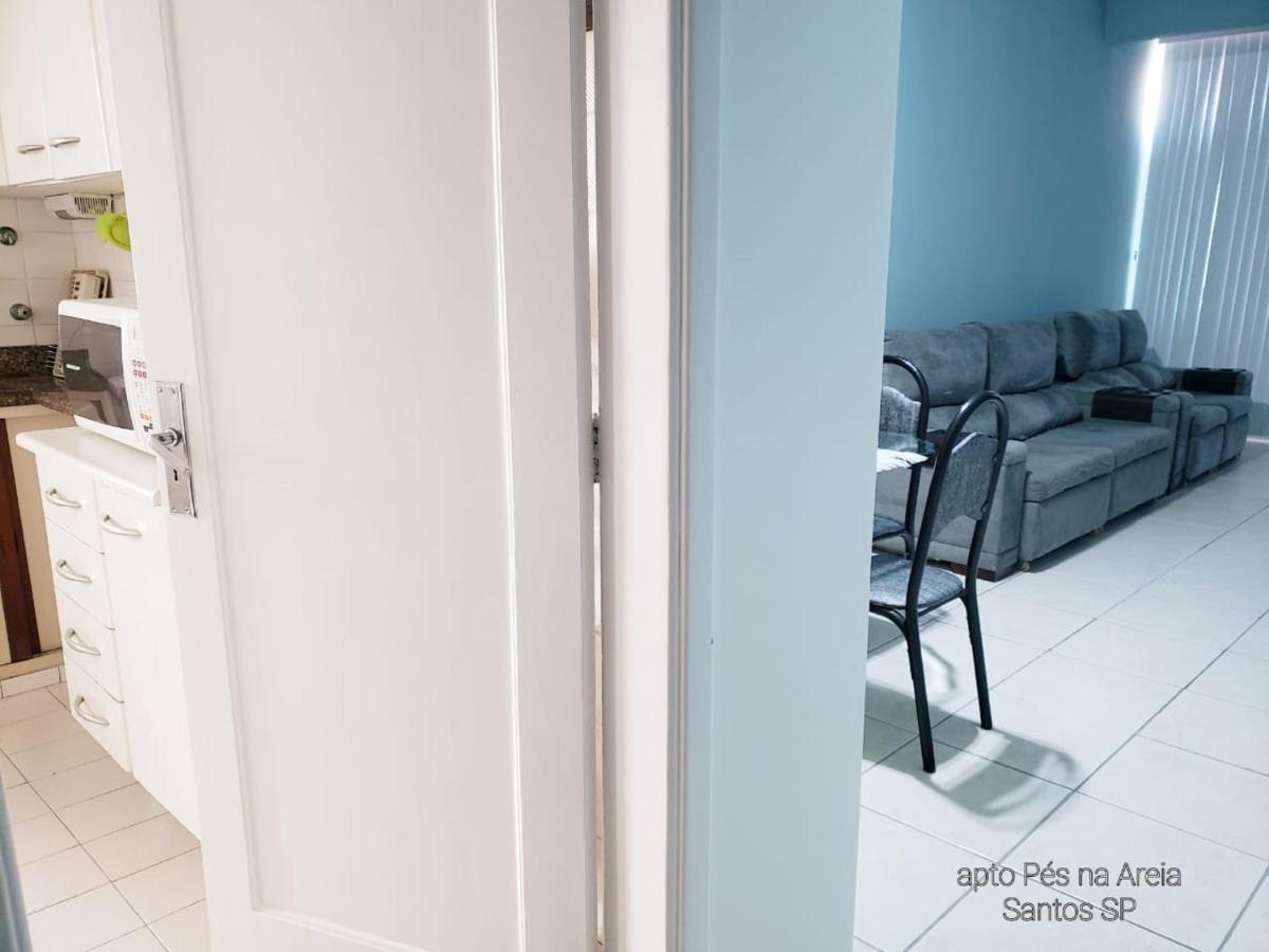 Apartamento Pes Na Areia 桑托斯 外观 照片