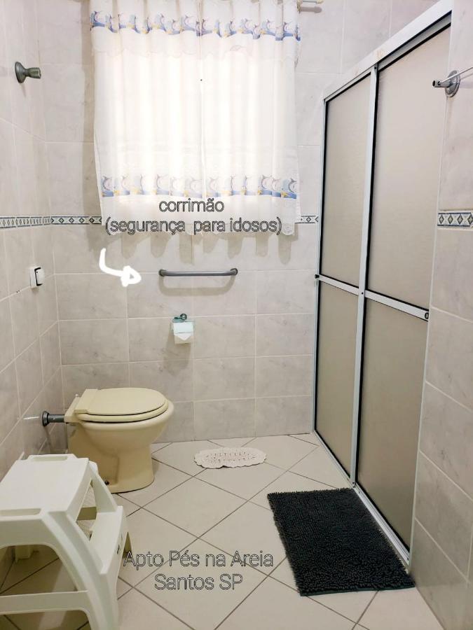Apartamento Pes Na Areia 桑托斯 外观 照片